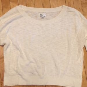 Cream slouchy American Eagle Sweater in Women